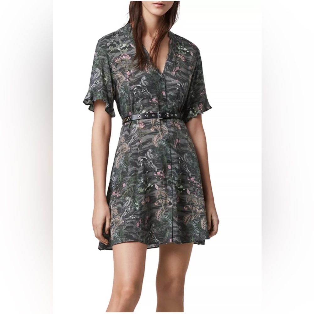 All saints Fay Paradeep Mini Dress